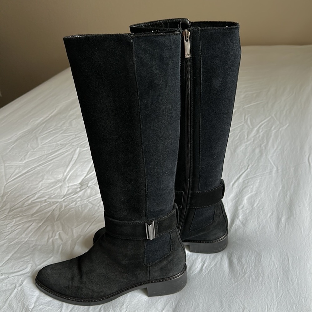 Aquatalia suede leather boots
